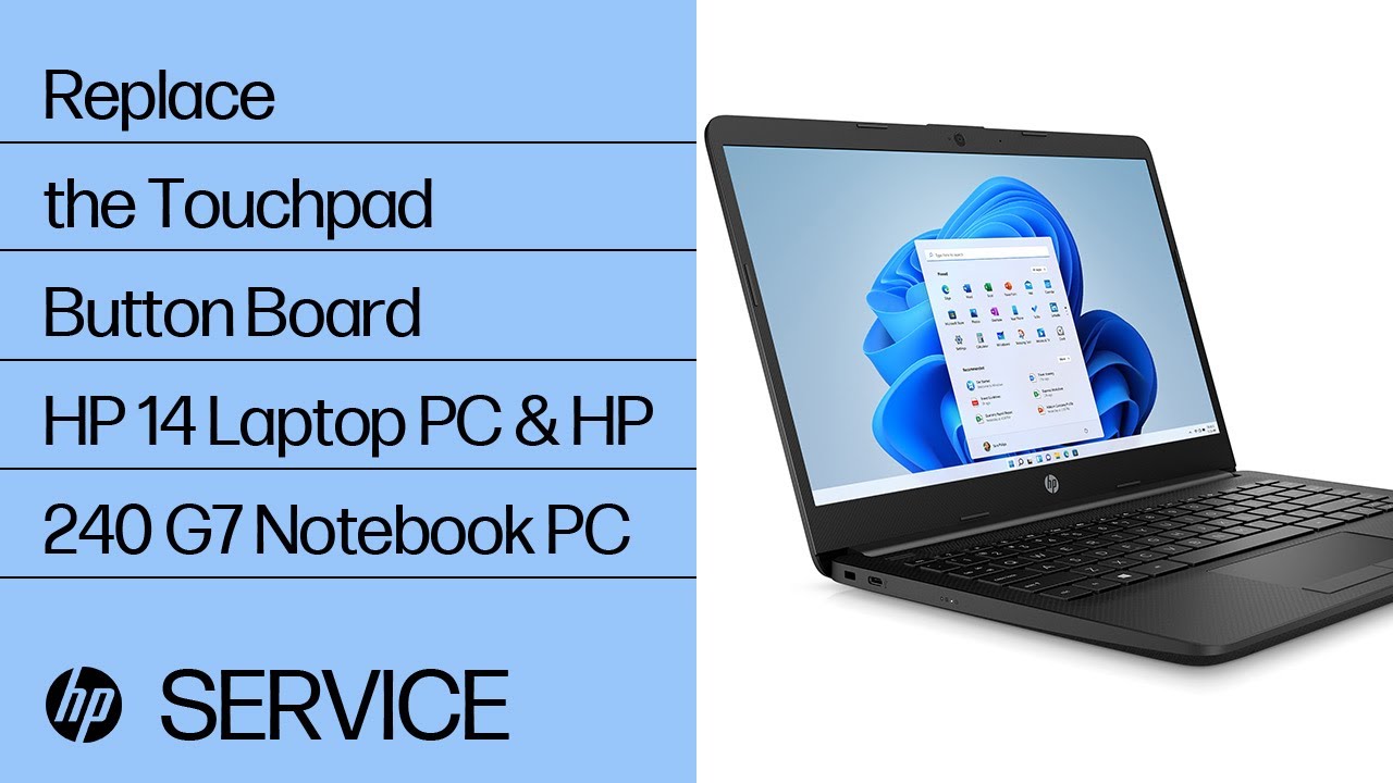 how to change wifi password How to Replace the Touchpad Button Board | HP 14 Laptop PC and HP 240 G7 Notebook PC