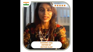 Mrs. Tamanna Haq sharing  Rayyan 