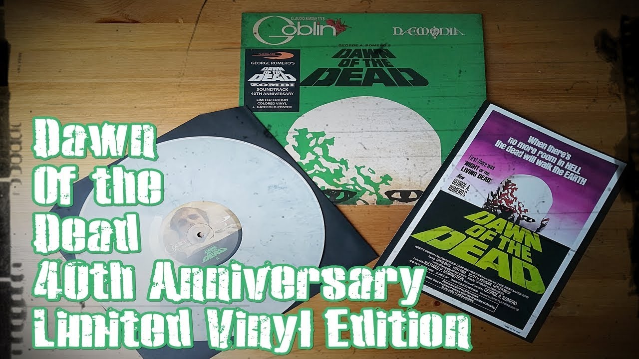 Dawn of the Dead - 40th Anniversary Limited Coloured Vinyl Edition -  Unboxing 