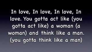 Think like a man Lyrics