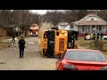 Van Crashes Into School Bus With 31 High School Students