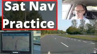 Sat Nav practice for your DRIVING TEST | 2021