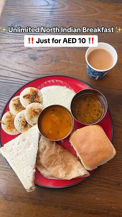 Unlimited breakfast buffet just for AED 10 ‼️#dubai