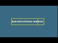 Latest business plan    rcm educational seminar