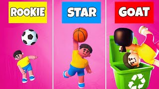 Lazy Jump - ROOKIE vs STAR vs GOAT