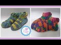 Como hacer calcetines a crochet en cualquier talla!!