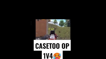 CASETOO BEST 1v4 Clutch!!😈😈#Pubg mobile  #BGMI