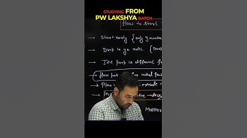 Guidance for PW LAKSHAY BATCH by Abj sir | JEE 2026