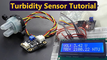 DIY Turbidity Meter using Arduino & Analog Turbidity Sensor