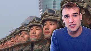 Chinese soldiers march real good