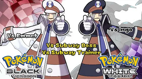 Pokémon Black & White - Subway Trainer Battle Music (HQ)