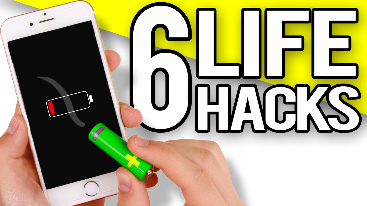 6 Life Hacks Everyone Should know! - YouTube