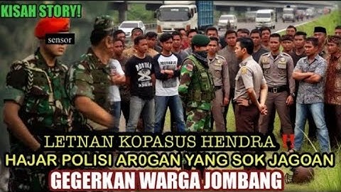 POLISI AROGAN DUEL DENGAN KOPASSUS !! GEGERKAN WARGA SEKITAR