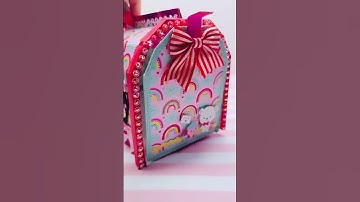 💌 📫 3D Valentine Mailbox Special Delivery #3dcrafts #svgcutfiles #valentinesdaycraftideas