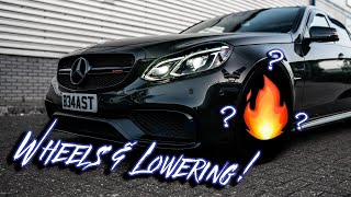 NEW WHEELS & LOWERING W212 E63 AMG Cinematic