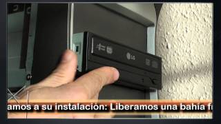 Instalar una unidad DVD RW LG GSA-H44N