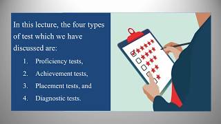 ELT - Testing and Evaluation - Kinds of Tests