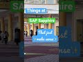 Things at #SAPSapphire that just make sense! #shorts