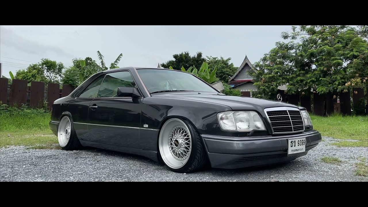 Benz W124 Coupe Air Suspension by AIR OF GOD YouTube