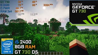 Minecraft I5 2400 Gt 730 Ddr5 720P Chocapic Shader