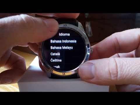 Smartwatch Diggro Di05 language select