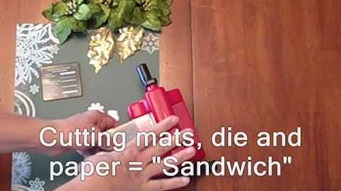 Using Quickutz dies in the Sizzix Sidekick Die Cut Machine - it works!