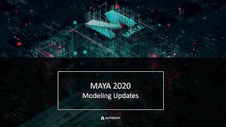 Maya 2020 Retopo Workflows