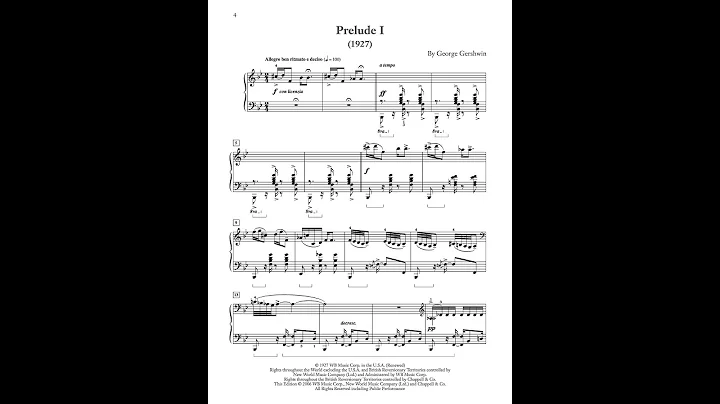 George Gershwin: Three Preludes for Piano (Phillip...