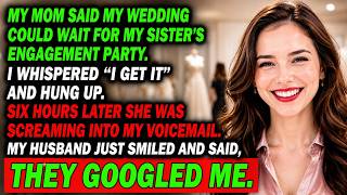 My Mom Said My Wedding Could Wait for My Sister's Engagement Party — So I Whispered...
