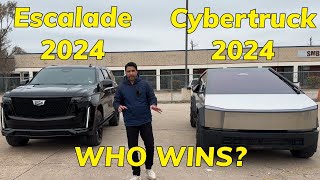 Tesla Cybertruck vs Cadillac Escalade 2024 0-60mph