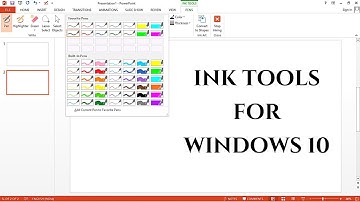 Ink tools for windows 10