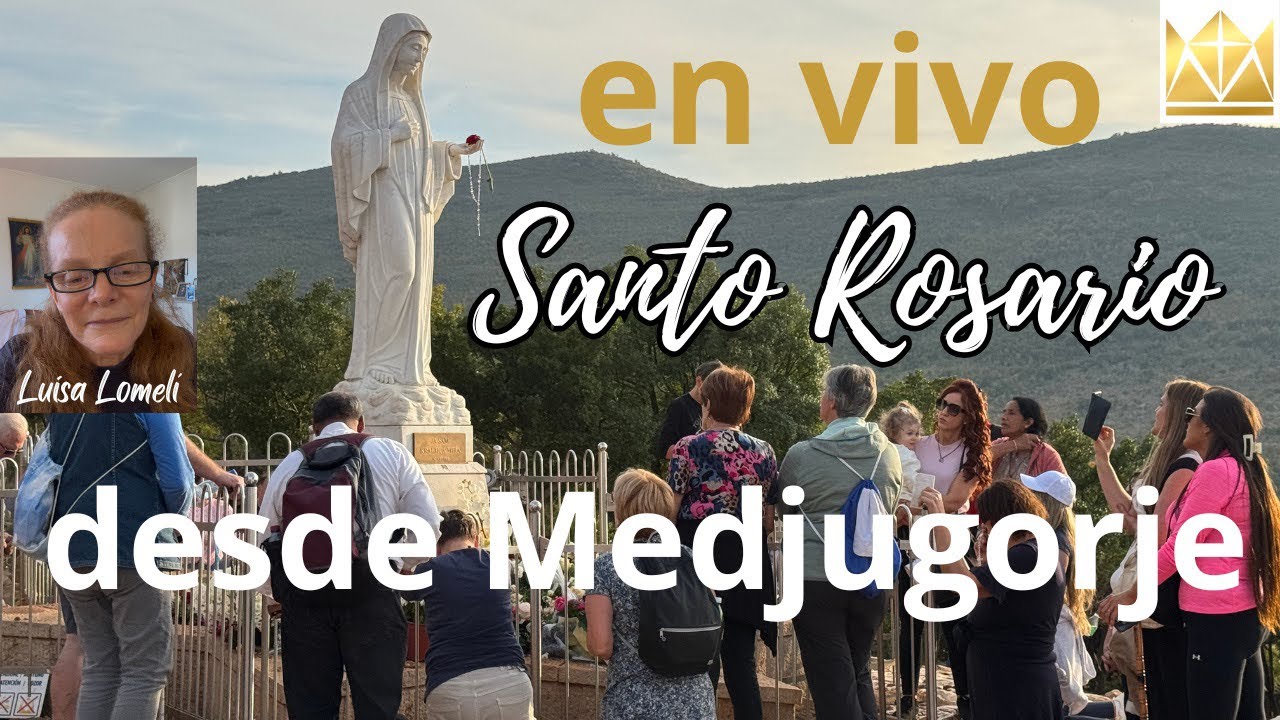¡MedjugorjE PoderosO SantO RosariO! #oracion #espiritusanto #medjugorje  #jesus #luisalomeli #paz