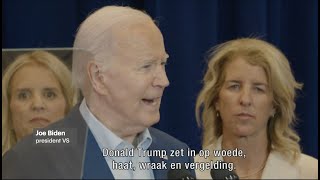 Fragiel maar mentaal scherp: Biden op campagne