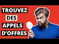 Comment trouver des appels doffres 