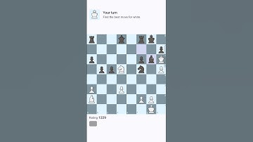 find the best Move for white🧩 #chess #shortvideo