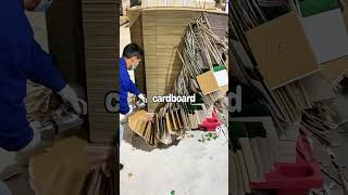 Cutting cardboard