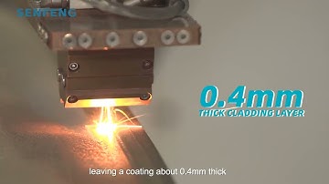 blades repair by senfeng laser cladding equipment