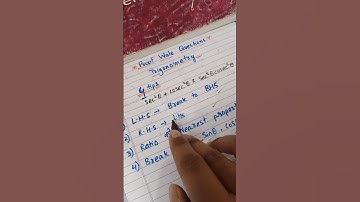 trigonometry ke proof wale questions ki trick 🔥 | trigonometry maths class 10 #tricks #mathsclass10