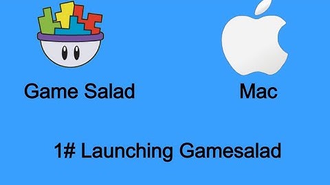 Game Salad For Mac #1 Launching Gamesalad