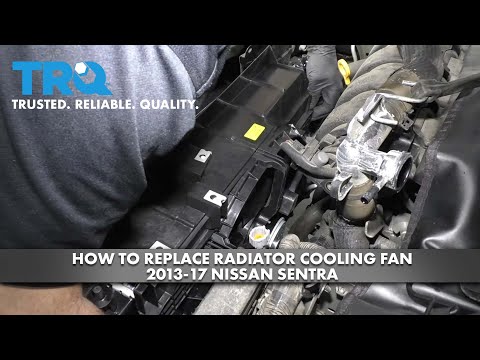 How to Replace Radiator cooling Fan 2013-17 Nissan Sentra