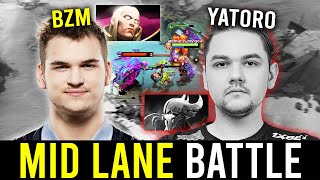 BZM vs YATORO - INVOKER vs BANE - MID LANE BATTLE!
