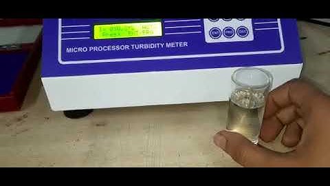 Microprocessor Turbidity Meter VSI-702 - Demo video