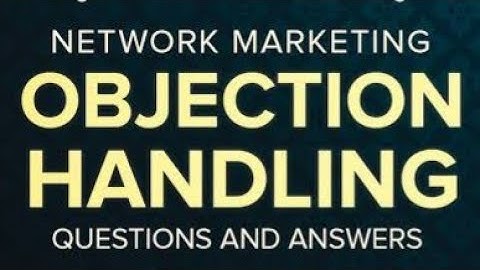 OBJECTION HANDLING - BENGALI (9163220410).......