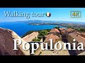 Populonia (Tuscany), Italy【Walking Tour】History in Subtitles - 4K