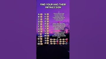 find your and their initial sign #shortsviral #shorts #initials #subscribe #tiktok #trending #love