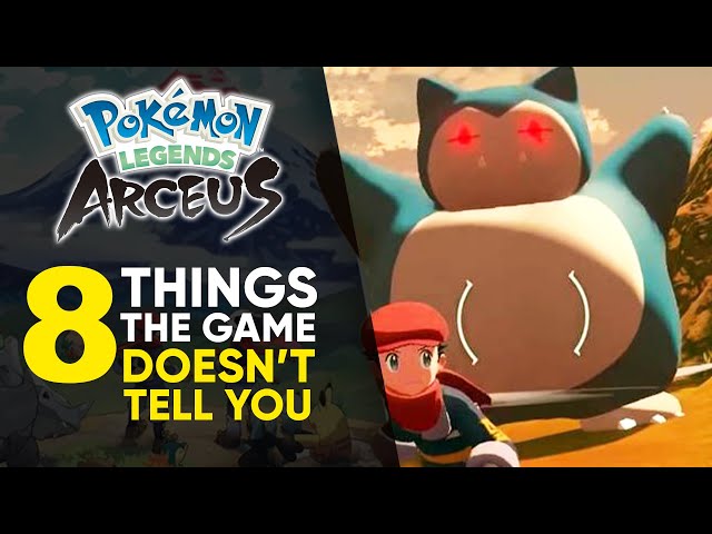 10 Tips And Tricks To Know Before Starting Pokémon Legends: Arceus - Game  Informer