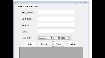 How to Insert Employee Data in VB.NET | Employee Management System (Add Function Tutorial)