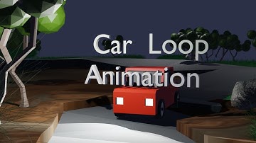 Car loop animation. Done in #Blender #OpenshotsVideoeditor #animation #3d