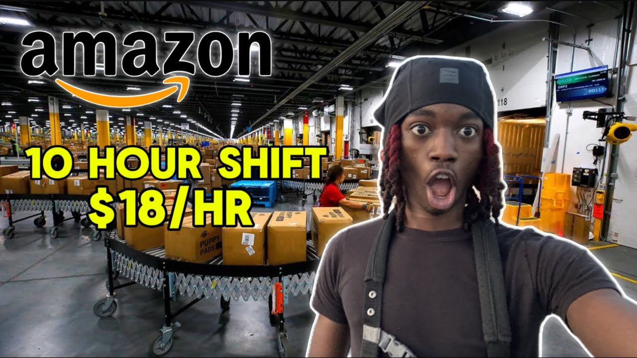Day In The Life Working At An Amazon Warehose (inside footage) - YouTube
