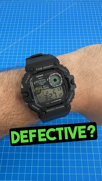 Is The NEW Casio WS-1700H DEFECTIVE!? 😨